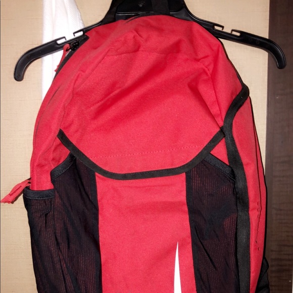 red nike basketball backpack
